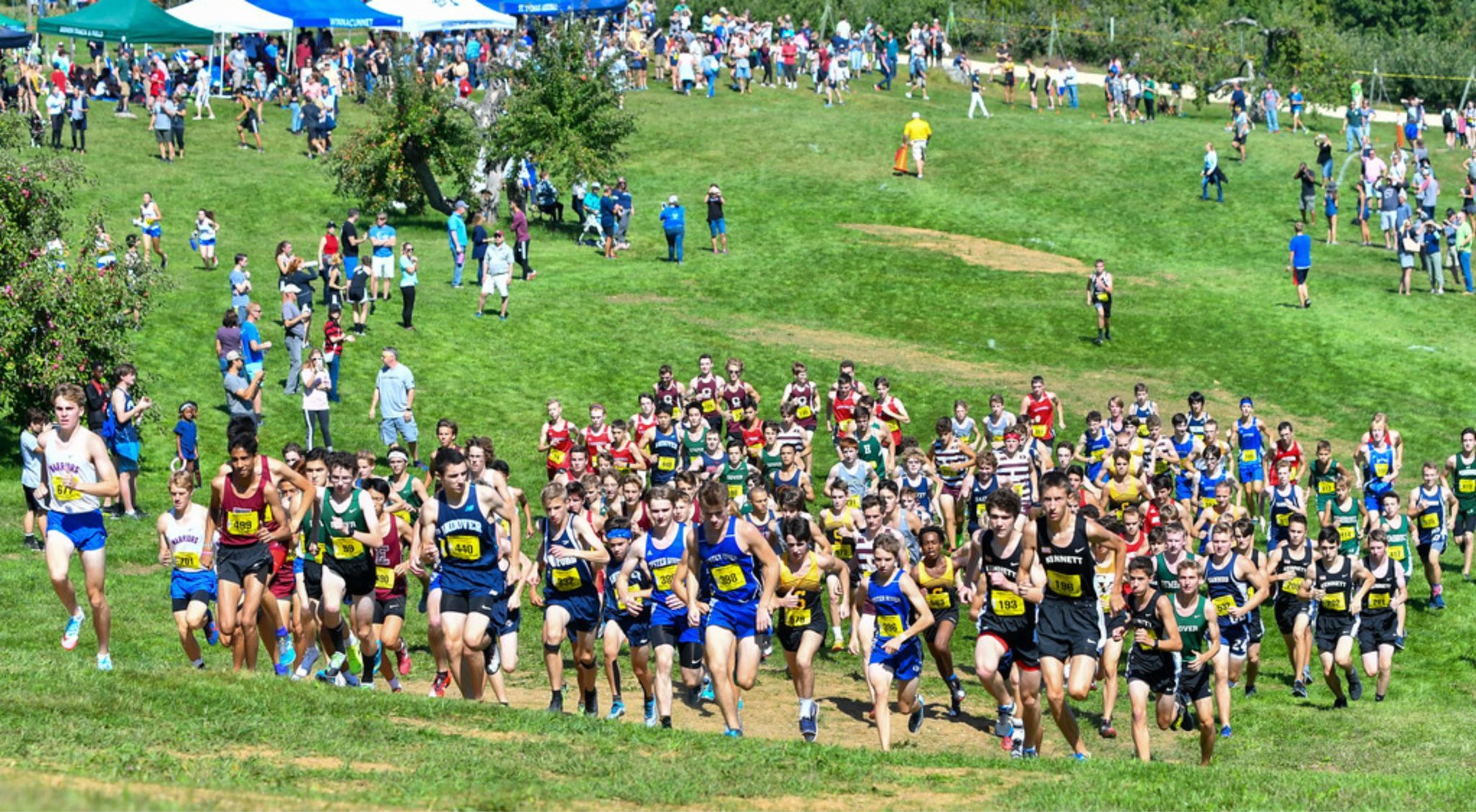 Cross Country Running DeMeritt Hill Farm